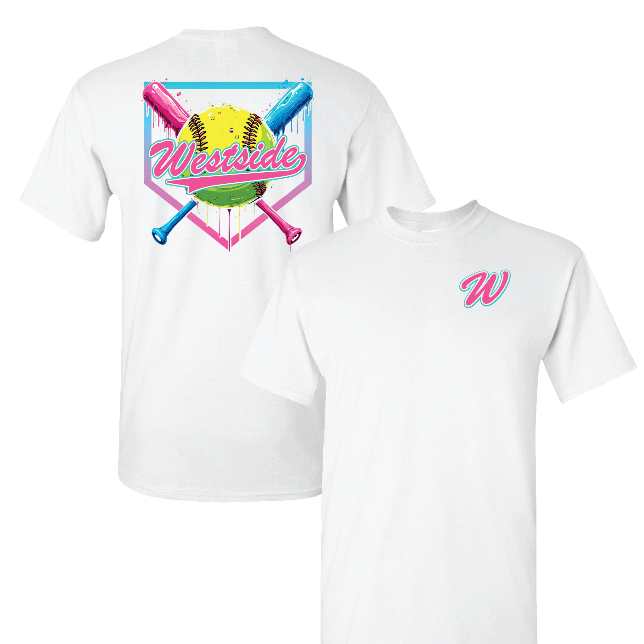 Westside Softball Drip Cotton Short Sleeve Shirt (Youth)