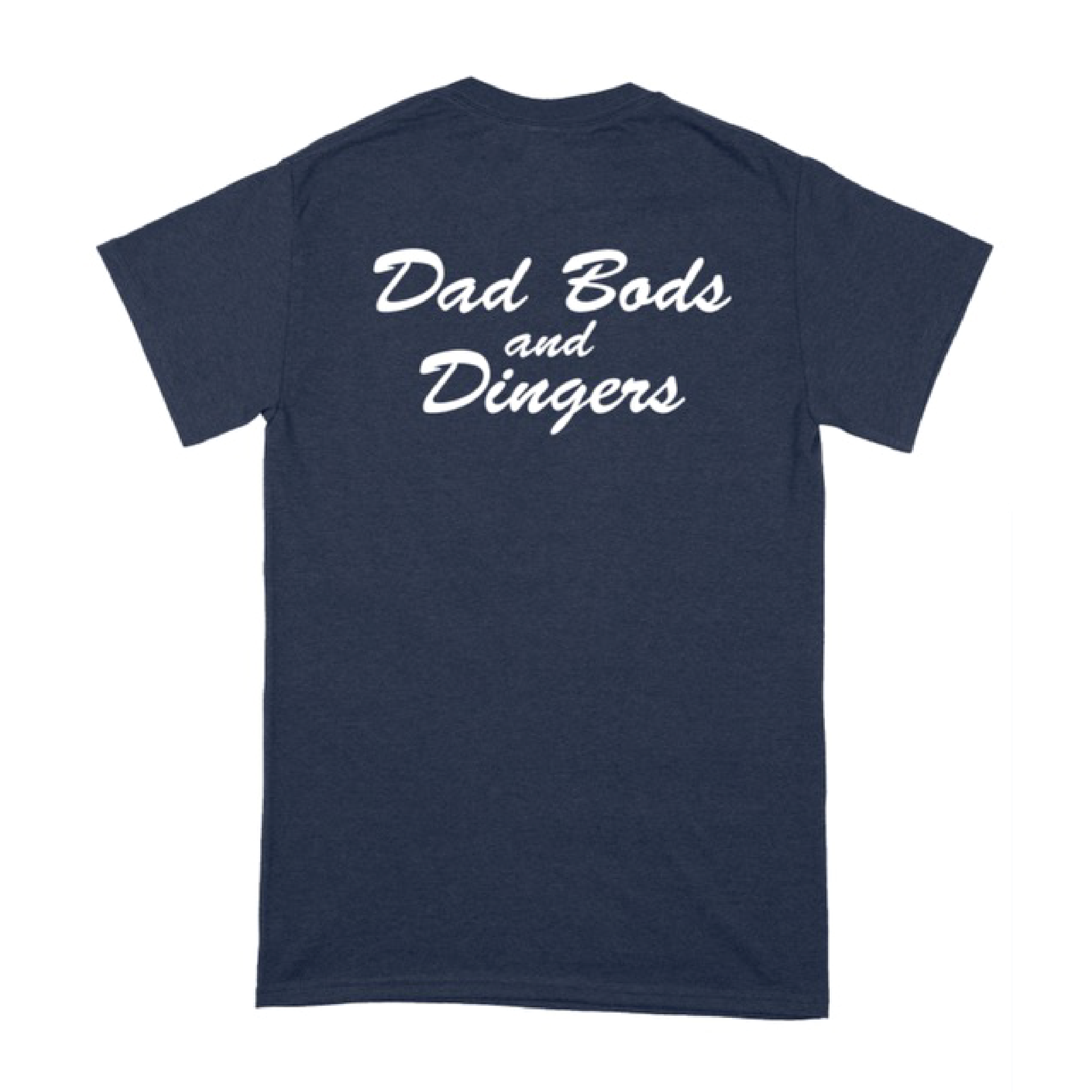 Adult Cotton Homerun Derby Dad Bod T-Shirt
