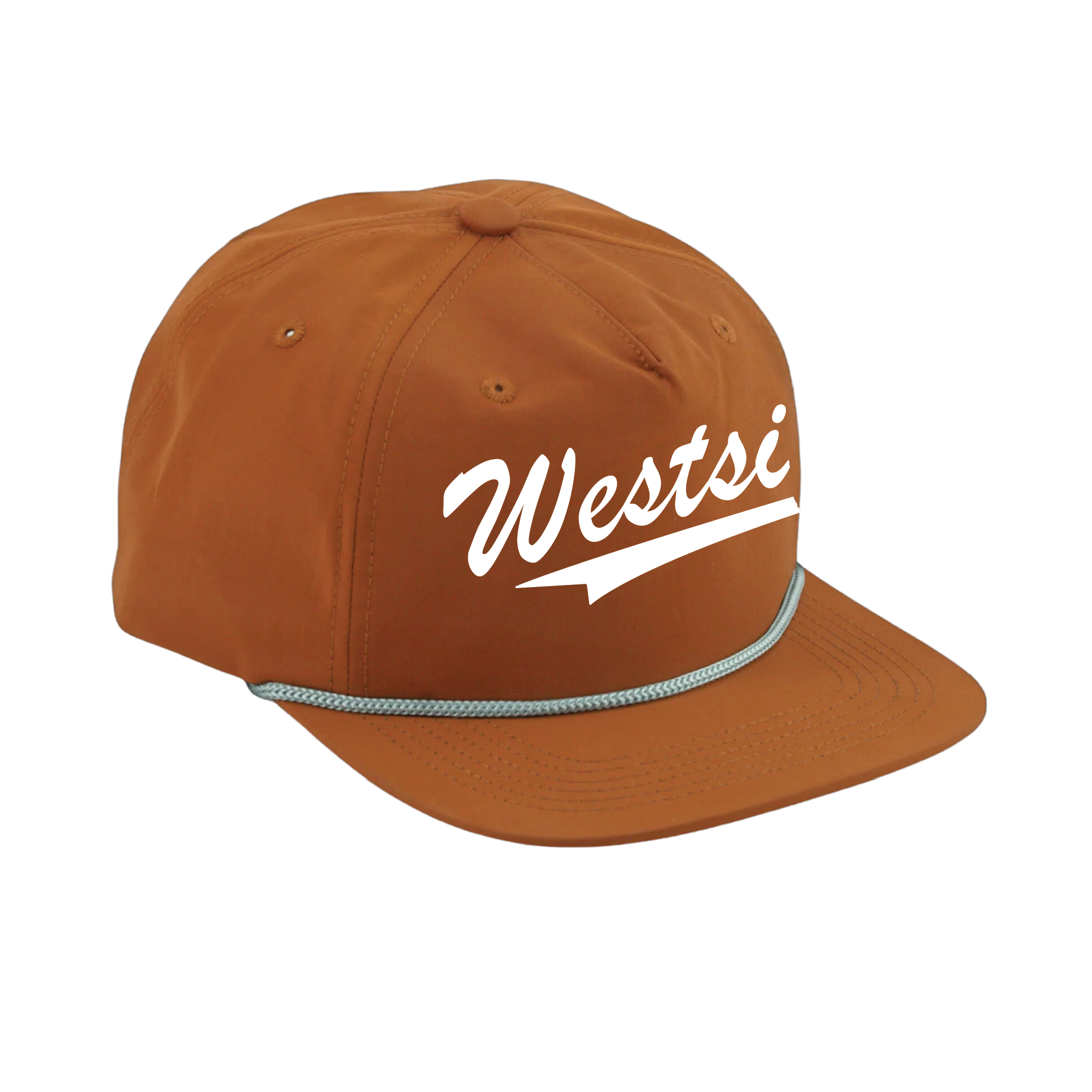 Rust/Silver Rope Hat