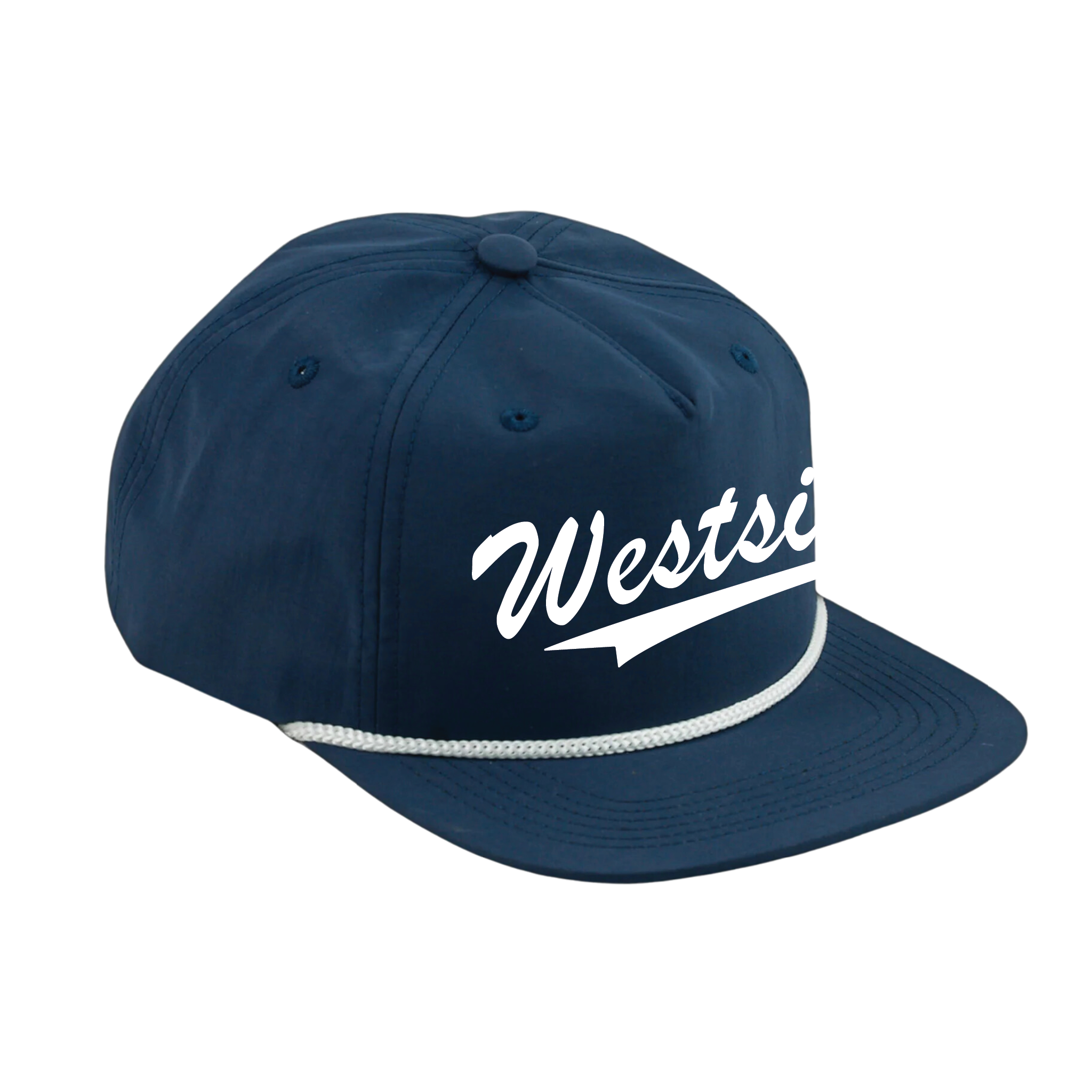 Navy/White Rope Nylon Hat