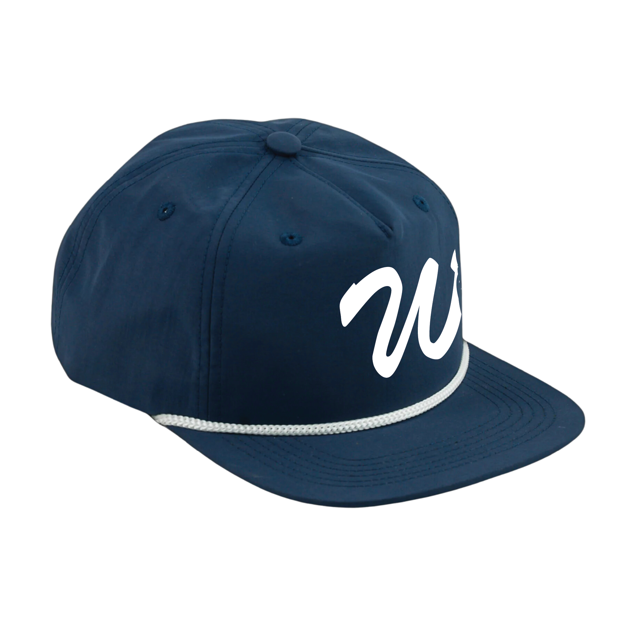 Navy/White Rope Nylon Hat